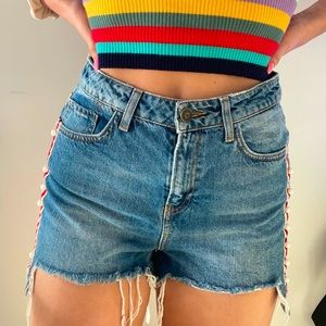 Jean shorts Zara Denim